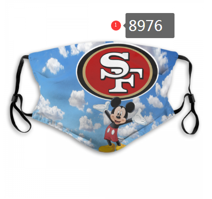 2020 NFL San Francisco 49ers  #9 Dust mask with filter